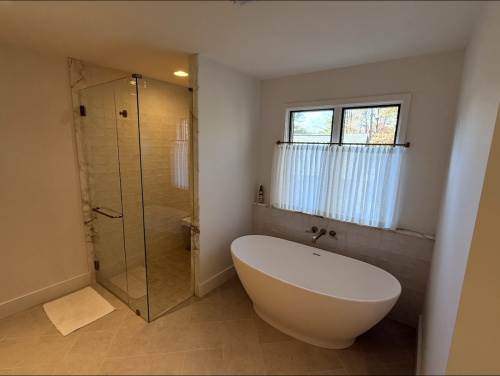 Bathroom Remodel new Garden Tub and Walk-in Shower