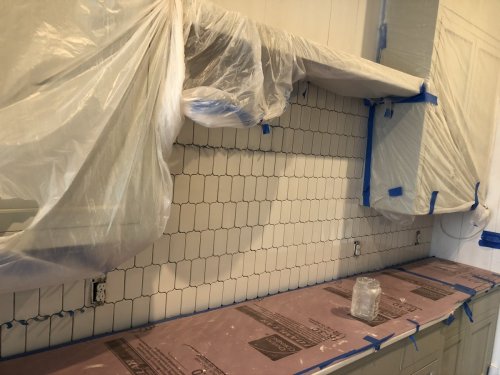 Kitchen Remodel custom Stone Backsplash