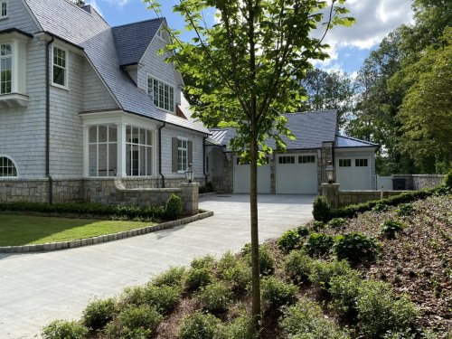 New Construction- New Home Build Driveway and Landscaping