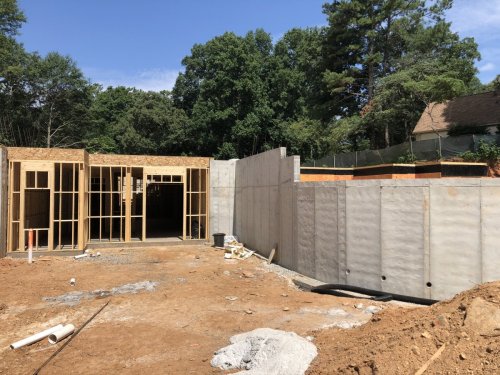 New Construction- New Home Build Foundation