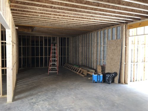 New Construction- New Home Build Interior Framing and Foundation