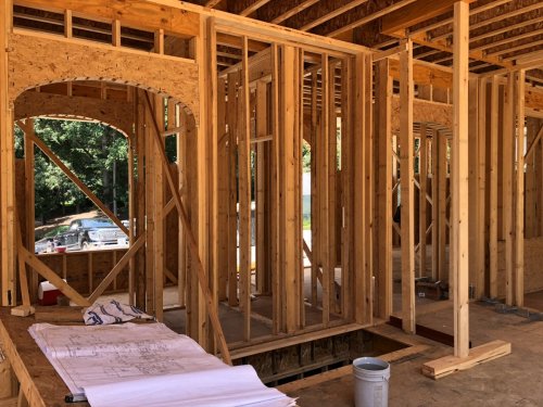 New Construction- New Home Build Interior Framing