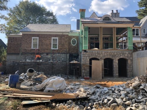 New Construction- New Home Build Exterior Back house view